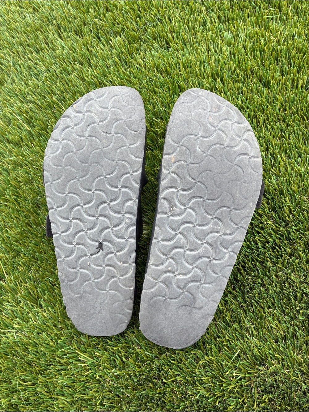 Birkenstock Black Two-Strap Slide Sandals - Picture 2 of 2
